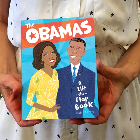 obama cover w white dress